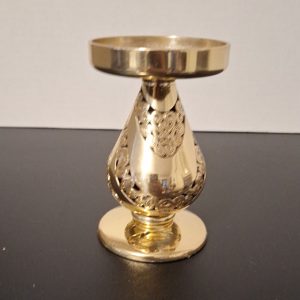 Brighton Gold Ornate Candle Holder